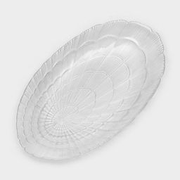 Блюдо сервировочное Paşabahçe Atlantis, 14.7×24 см, стекло, прозрачное