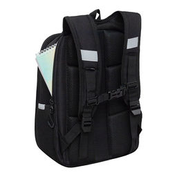 RAw-695-6 Рюкзак школьный с картхолдером на держателе - Grizzly фото 31