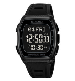 Часы наручные Skmei мужские электронные спортивные 2441black-black