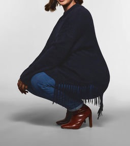 Пуловер, синий - Sheego фото 3