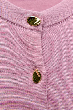 PLAIN KNIT CARDIGAN WITH GOLD BUTTONS - Zara фото 11
