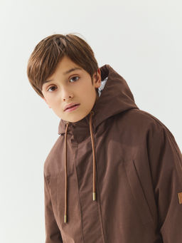 Парка демисезонная Шоколад 7+ - Bungly фото 8