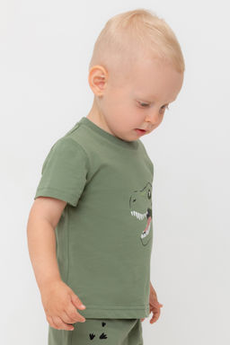 Crockid _ КР 302700/папоротник к538 фуфайка (футболка) д/мал яс  фото 3