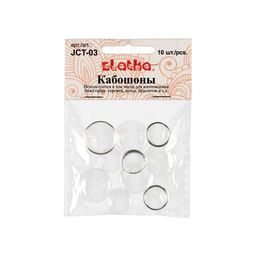 Zlatka Кабошоны JCT-03 5 х 10 шт №01 Прозрачные