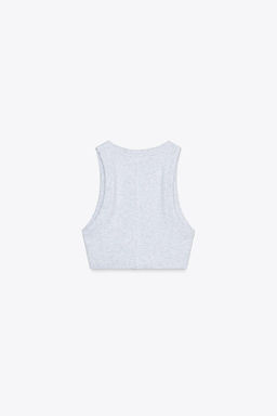 RIBBED STRAPPY TOP - Zara фото 15