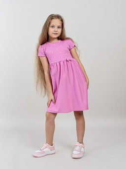 CRB wear / CWKG 63931-45 Платье для девочки,сиреневый  фото 6