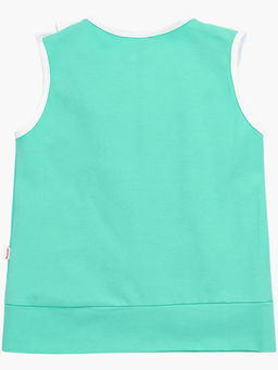 Футболка для девочки UD 0719 св.зеленый - Mini maxi фото 2