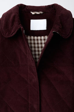 VELVET PETER PAN COLLAR JACKET - Zara фото 7