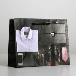 Пакет ламинированный Стиль, MS 23 х 18 х 8 см