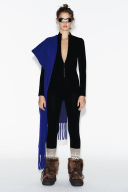 SEAMLESS MERINO WOOL SKI JUMPSUIT - Zara фото 9