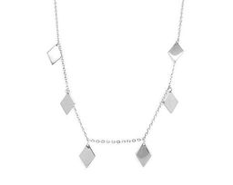 Колье из серебра без вставки, ТФК-44