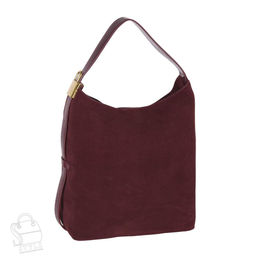 Сумка женская кожаная 56085BDAA wine red Baidou/50(дефект)