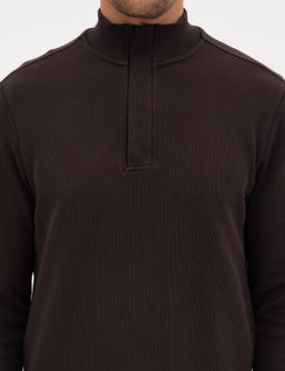 Koyu Kahverengi Regular Fit Sweatshirt - Pierre cardin фото 6