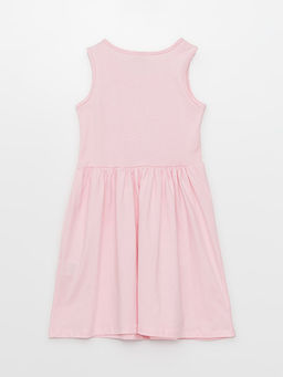 Bisiklet Yaka Desenli K?z ?ocuk Elbise - Waikiki фото 2