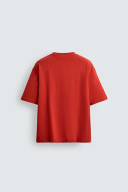 CONTRAST PRINT T-SHIRT