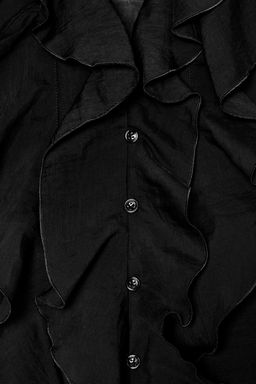 ZW COLLECTION RUFFLED SHIRT - Zara фото 8