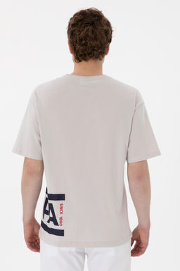 Erkek Bisiklet Yaka A__k Gri Ti__rt Sepette S_rpriz _ndirim - U.s. polo assn фото 5