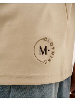 Футболка мужская MINAKU, размер L, бежевая