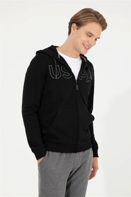 Мужской черный свитшот Неожиданная скидка в корзине - U.s. polo assn фото 2