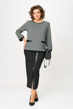 Костюм Michel Chic 1394 серый принт