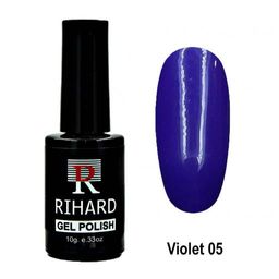 Rihard Violet Gel Polish Гель-лак - коллекция фиолетовых оттенков, 10 мл, №05