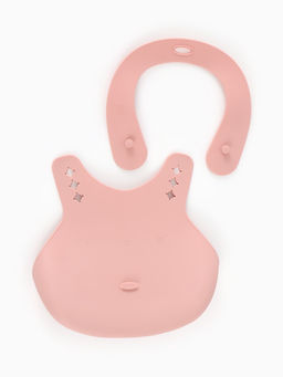 Нагрудник детский, светло-розовый