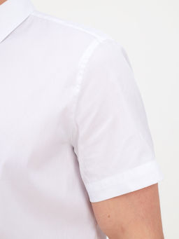 Сорочка мужская короткий рукав GREG 113/207/0072/ZN/1p STRETCH  фото 6