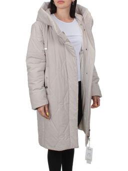 1119 LT. BEIGE Пальто зимнее облегченное женское (холлофайбер 150 гр.) - Fashion фото 8