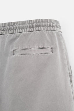 WASHED RELAXED FIT BERMUDA SHORTS - Zara фото 28