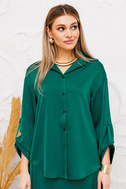 Рубашка AmberA 1066И изумруд