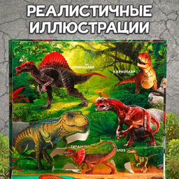 Книга-панорамка 3D Динозавры, 12 стр. - Буква-Ленд фото 5
