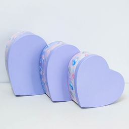 Набор подарочных коробок сердце 3 в 1, L:30.5?27.5?13.5 M:27.5?24?11.5 S:24.5?21?10 см