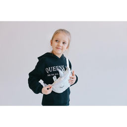 Сумка детская поясная Magiс unicorn на молнии, цвет белый - NAZAMOK KIDS фото 6