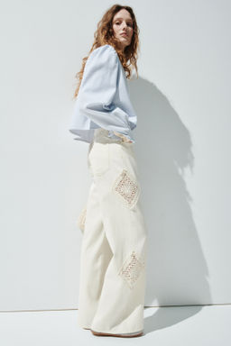 Pantal?n con detalles efecto crochet - H&m фото 2