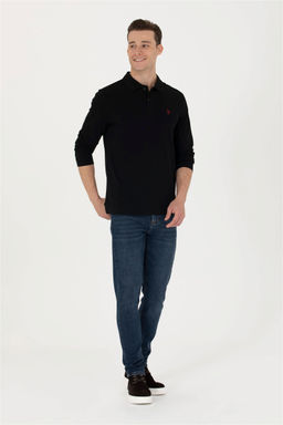 U. S. Polo Assn / Мужской черный базовый свитшот - U.s. polo assn фото 11