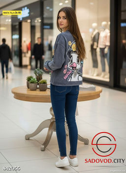 Кофта женская на молнии