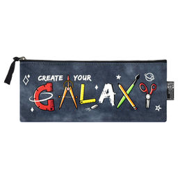 Пенал школьный, арт.59457/ 24 СЕРЫЙ