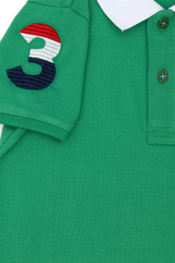 Зеленая базовая футболка для мальчика - U.s. polo assn фото 4