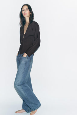 KNIT WRAP CARDIGAN - Zara фото 2