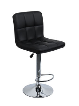 Комплект барных стульев «Клик Мебель», с подъёмным механизмом, искусственная кожа, цвет чёрный, 2 шт.