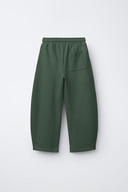 PANTAL?N BARREL VIVO CONTRASTE / Khaki - Zara фото 2