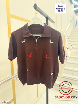 Футболка женская с таксами - Bruno фото 2