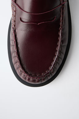 LEATHER LOAFERS - Zara фото 7
