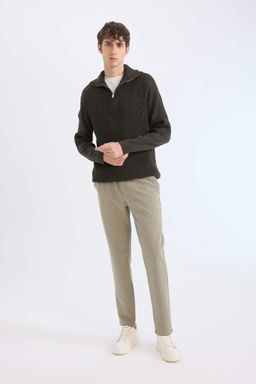 K?sl?k Jogger Pantolon Basic Duz Beli Bagc?kl? Cepli Duz Paca - Defacto фото 2