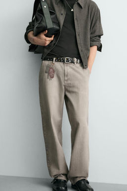 KEYRING PRINT TROUSERS - Zara фото 6