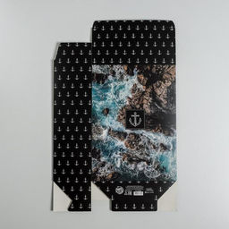Коробка подарочная складная, упаковка, «Море», 22 х 30 х 10 см