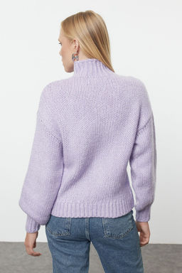 TRENDYOLMILLA Mint Genis Kal?p Yumusak Dokulu Basic Triko Kazak TWOAW25KZ00058