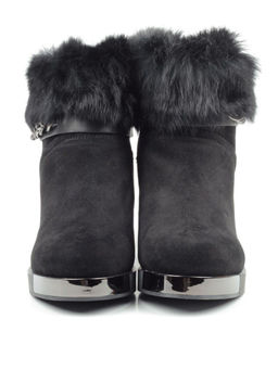 04-206W-8Y1 8J33M Ботинки зимние женские (натуральная замша, натуральный мех)