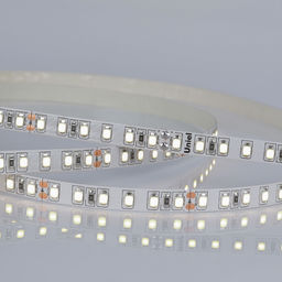 ULS-2835-120LED/m-8mm-IP20-DC24V-9,6W/m-5M-4000K Гибкая светодиодная лента на самоклеящейся основе. Катушка 5 м. в герметичной упаковке. Белый свет (4000K). ТМ Uniel.