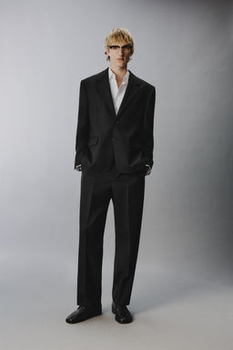 PANTAL?N TRAJE 100% LANA LIMITED EDITION / Negro - Zara фото 9